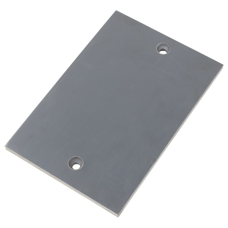 Lišta kluzná tvrdé PVC 308x210x16mm rozteč 250mm 2 díry