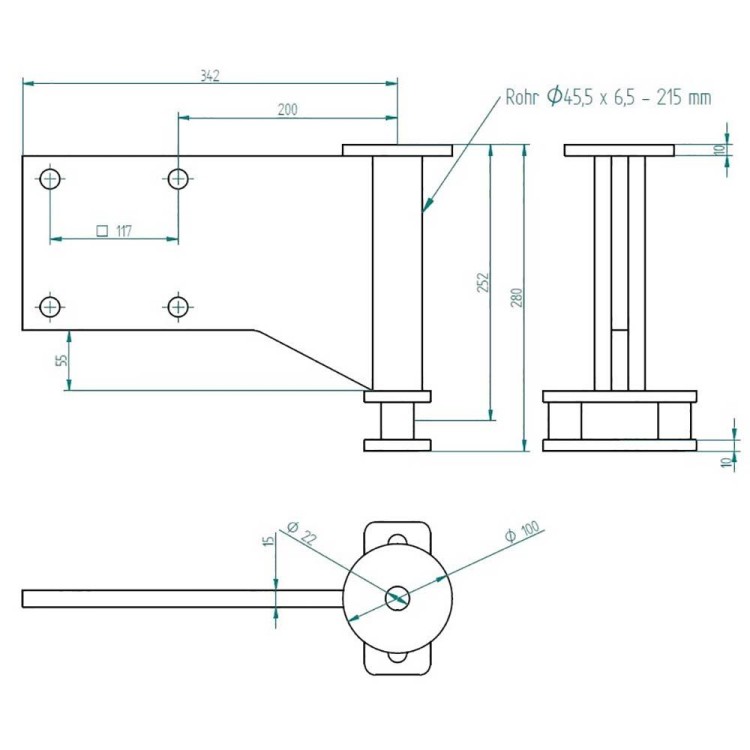 Zajištění válce nuceného řízení pro ASW