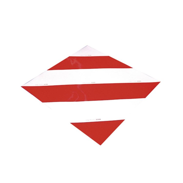 Folie varovná reflexní DIN11030 / 423x423x1.25mm