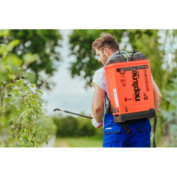 Postřikovač ZEUS V-15 l Aku, 12 V zádový