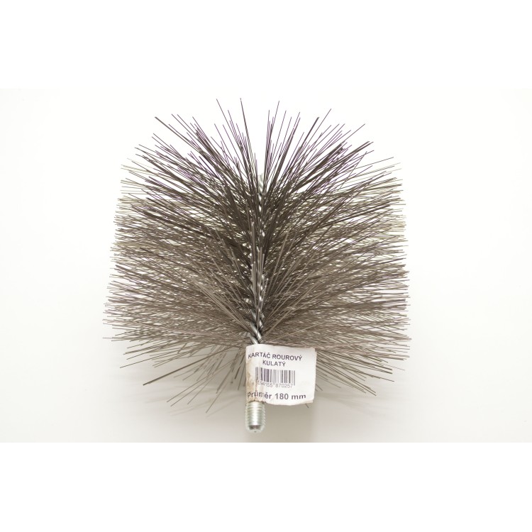 Kartáč ocelový 180 mm na kotle z M12