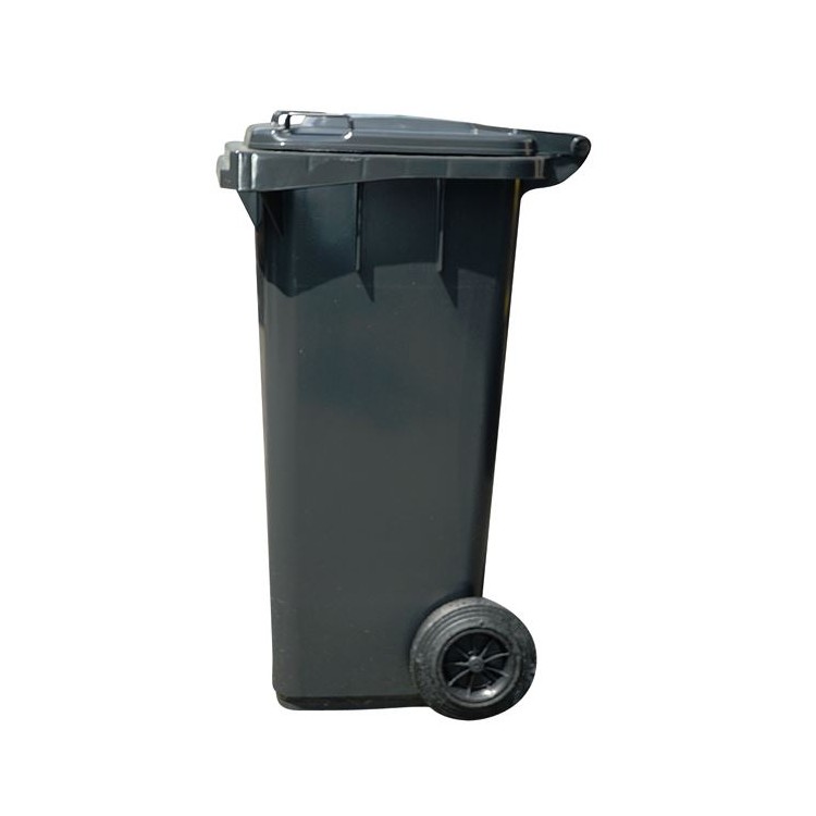 Popelnice 120 l PVC s kolečkama černá