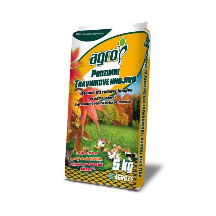 AGRO Podzimní trávníkové hnojivo 5 kg