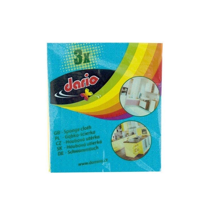 Utěrka houbová 3 ks