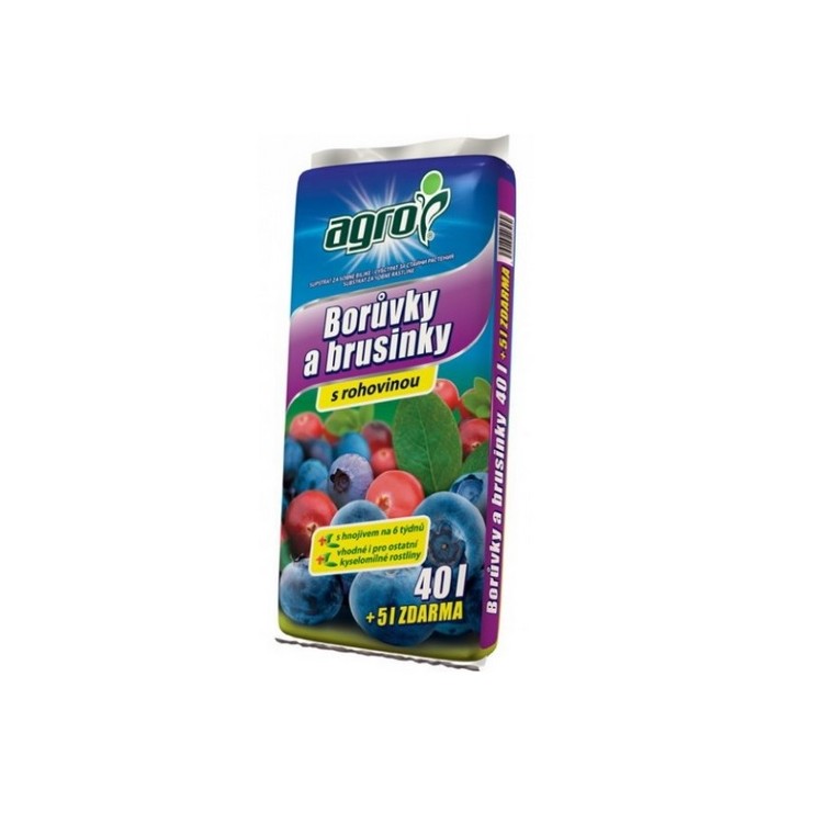 AGRO Substrát borůvky a brusinky 40l + 5l