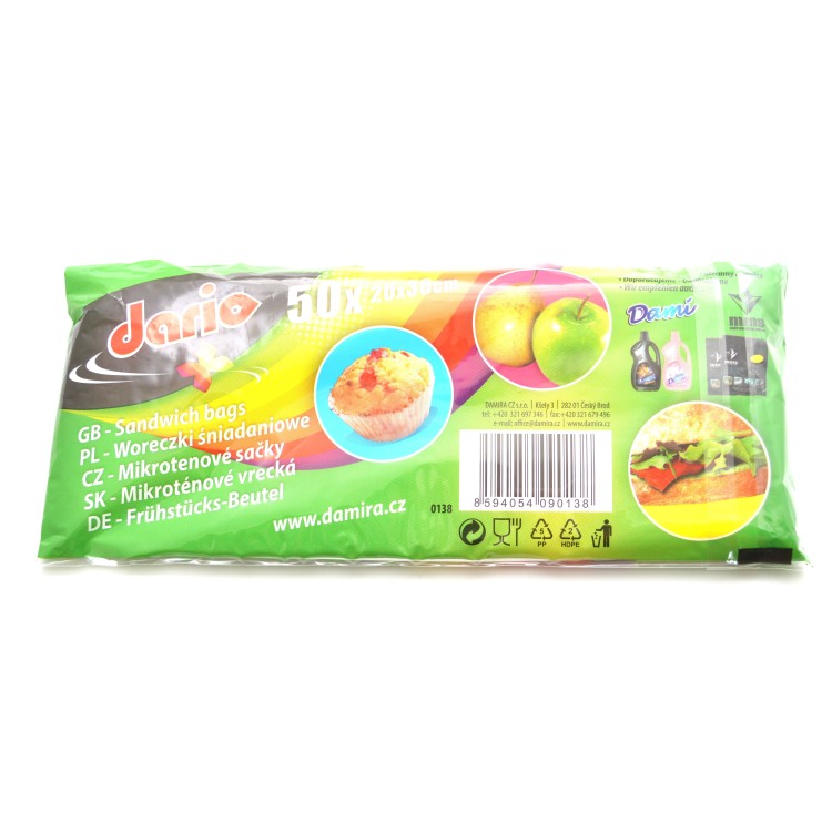 Sáčky mikroten 20x30 cm 50 ks