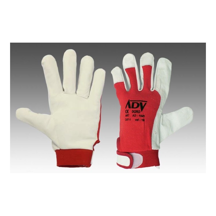 Rukavice pracovní DORO č.10 červené