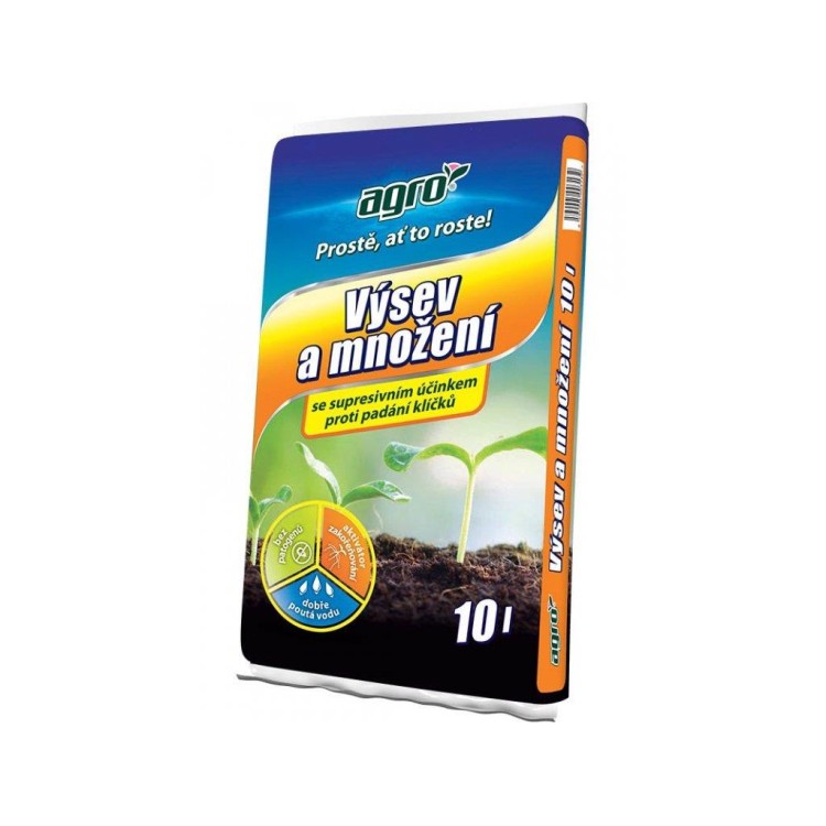 AGRO 00018A Substrát pro výsev a množení 10L
