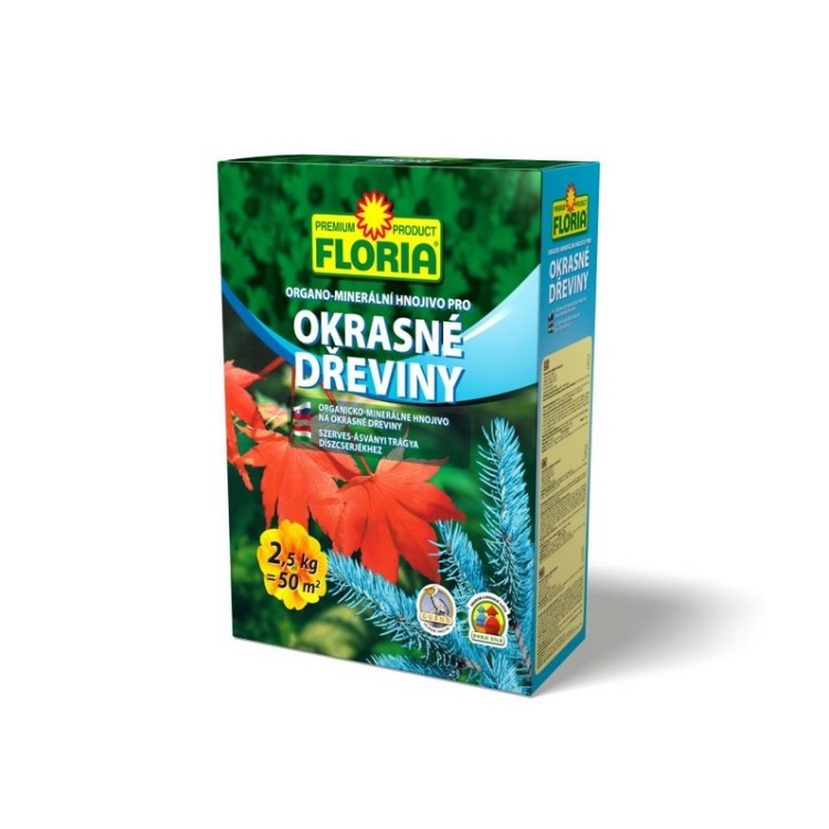 Hnojivo Agro FLORIA pro okrasné dřeviny 2,5 kg