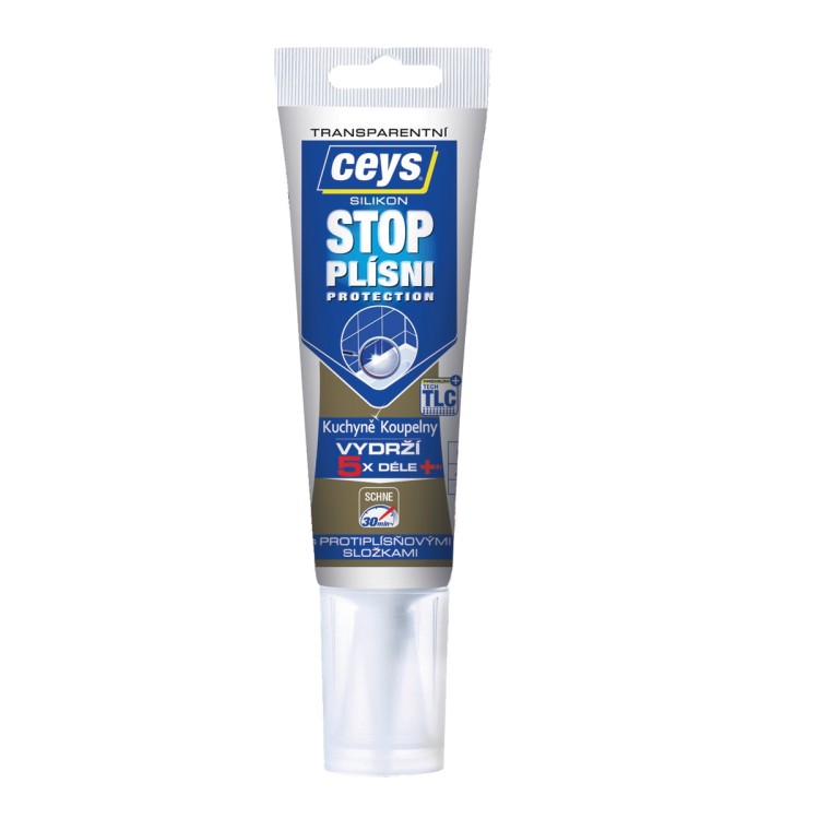 ceys 42505573 SILIKON Stop plísni transparent tuba 125ml
