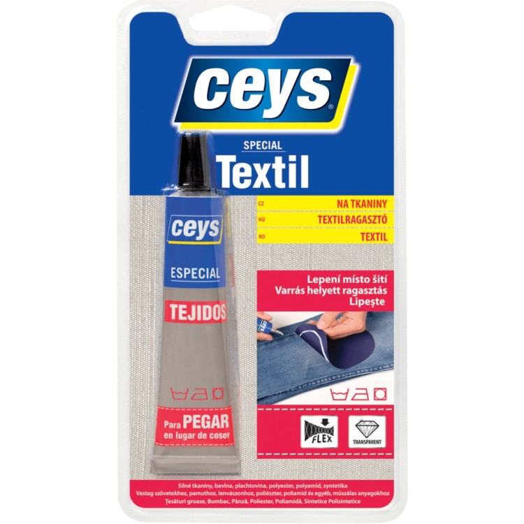 ceys 48501024 Lepidlo SPECIAL TEXTIL na tkaniny 30ml