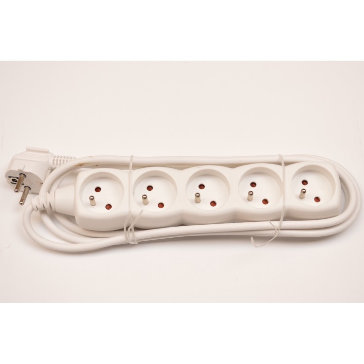 Prodlužovák 5 zásuvek 2 m ~250 V/10 A