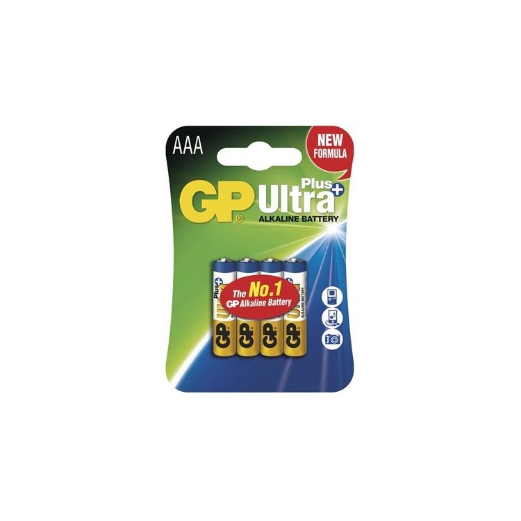Alkalická baterie GP Ultra plus LR3 (AAA) 4 ks