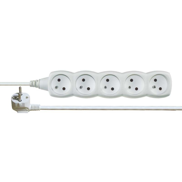 Prodlužovák 5 zásuvek 7 m ~250 V/10 A