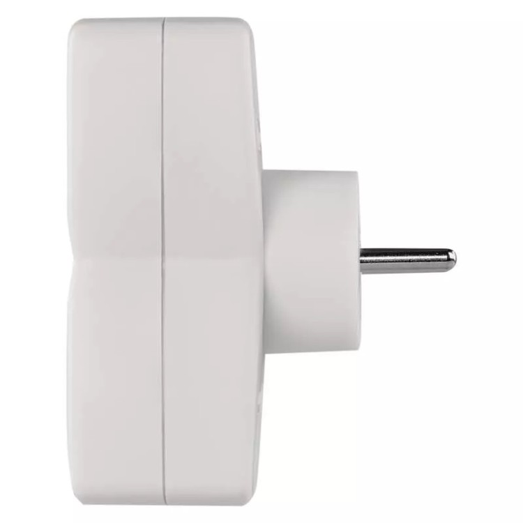 Emos P0028 Zásuvka rozbočovací 2x, bílá