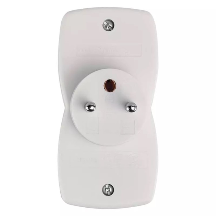 Emos P0028 Zásuvka rozbočovací 2x, bílá