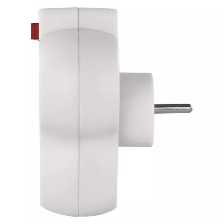 EMOS P0026S Zásuvka rozbočovací 3x kulatá bílá