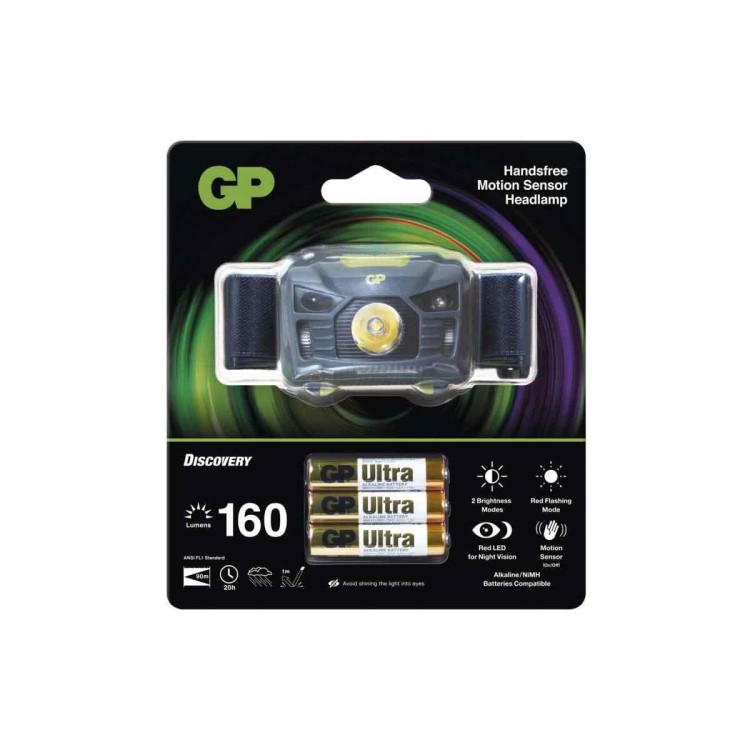 EMOS GP CH34 CREE LED čelovka, 160 lm, 90m, 3x AAA