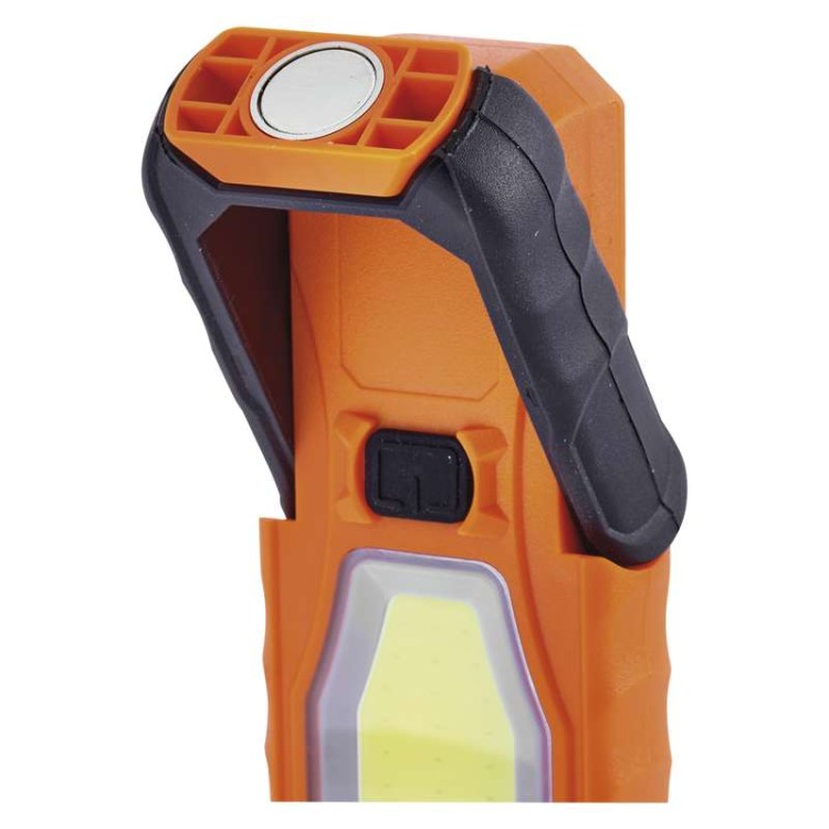 Svítilna LED plastová,5W COB LED + 1x LED, na 4x AA