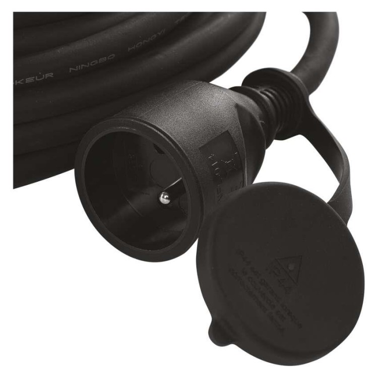 EMOS P01705 Venkovní prodlužovací kabel 5m/1 zásuvka/černý/guma-neopren/230V