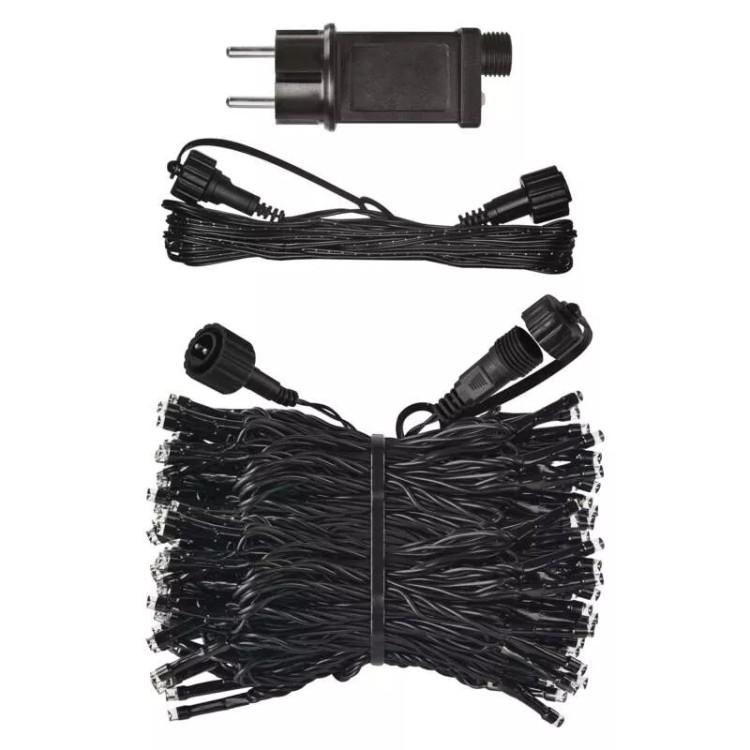 Emos D1AC01 Sada pro spojovací řetězy Standard, 10 m, venkovní, studená bílá