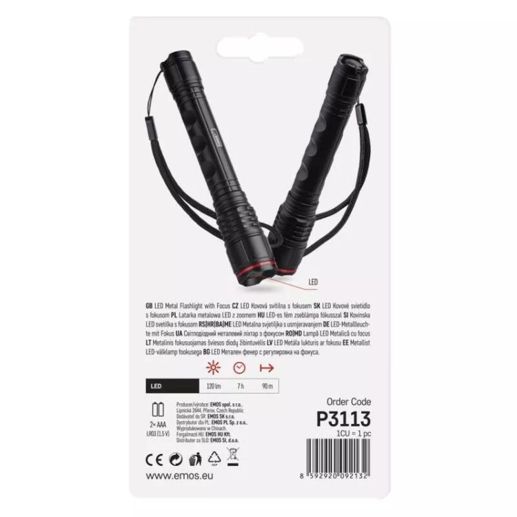 EMOS P3113 Svítilna LED kovová 120 Im