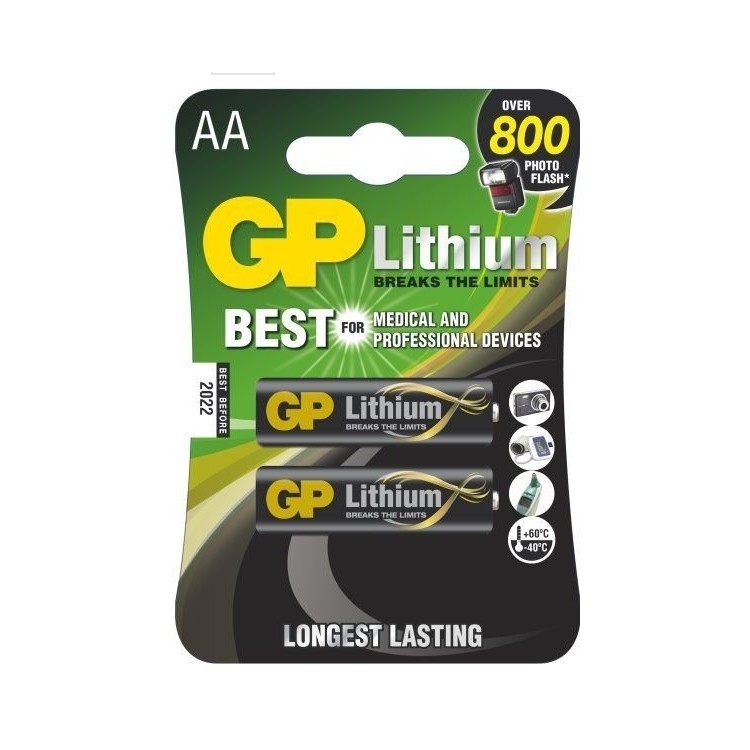 Baterie GP FR6 (AA) 2 ks v blistru