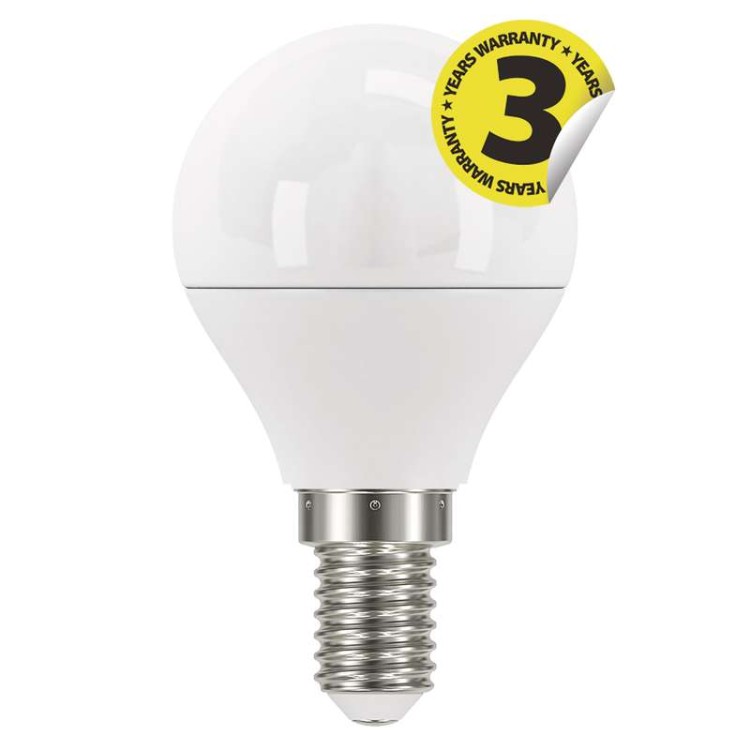 LED žárovka Classic Mini Globe 6W E14 studená bílá