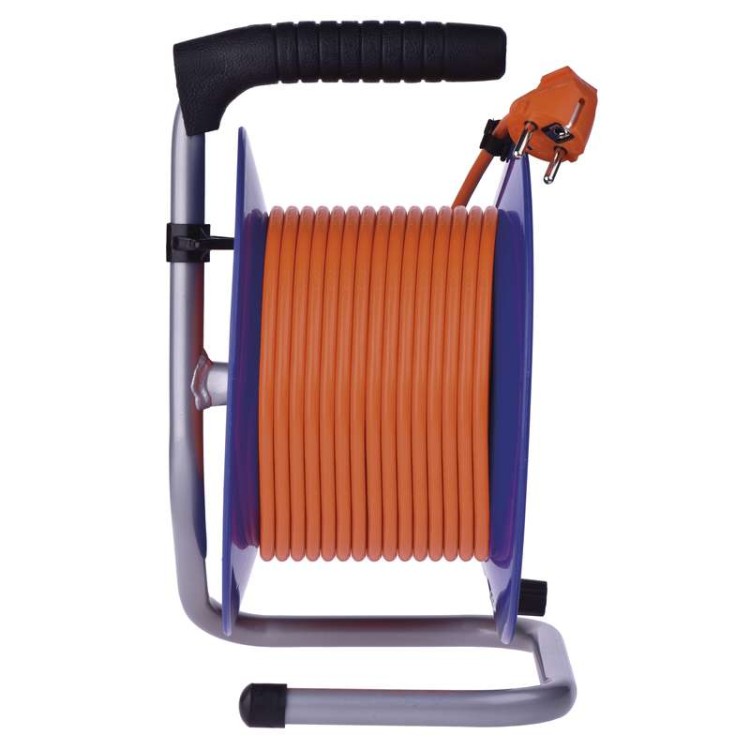 PVC prodlužovací kabel na bubnu - 4 zásuvky 25 m