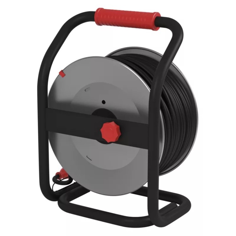 Prodlužovák na kov. bubnu 50 m z4 1,5 mm ~230 V