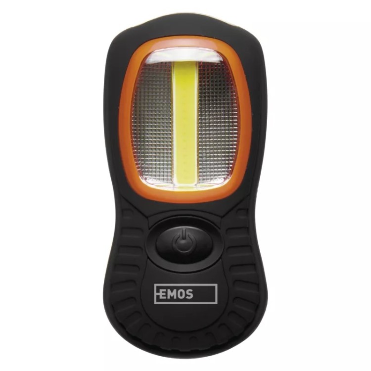 Emos P3883 Svítilna pracovní COB LED + LED 200 lm, 3x AAA