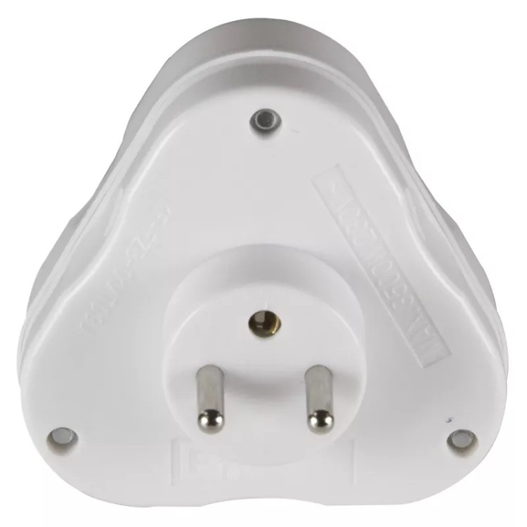 Emos P0026 Zásuvka rozbočovací 3x kulatá, bílá