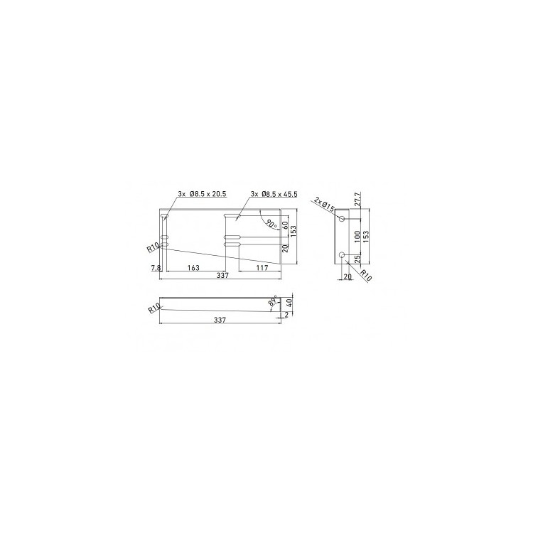 Daken Box 500R vč. montážní sady