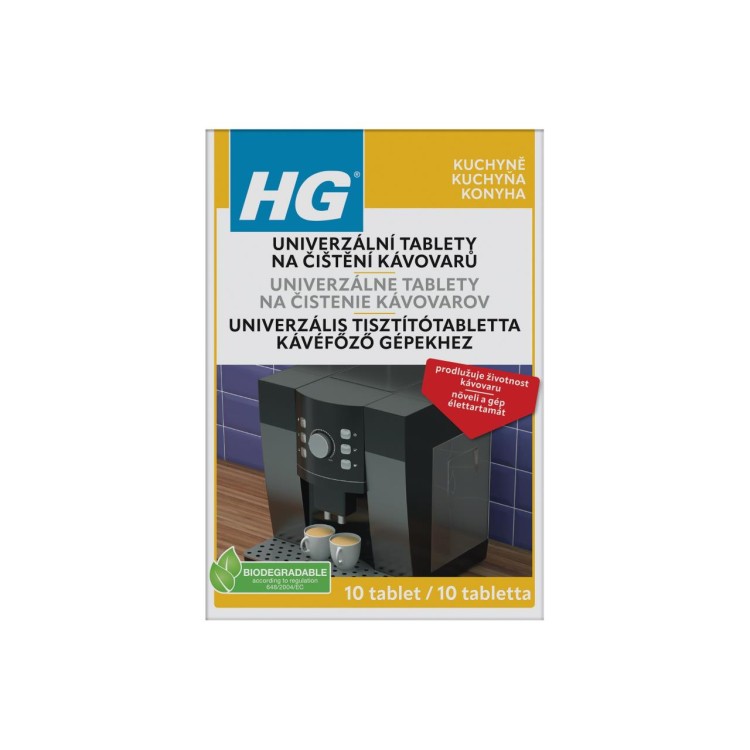 HG637 Univerzální tablety na čištění kávovarů 10 ks