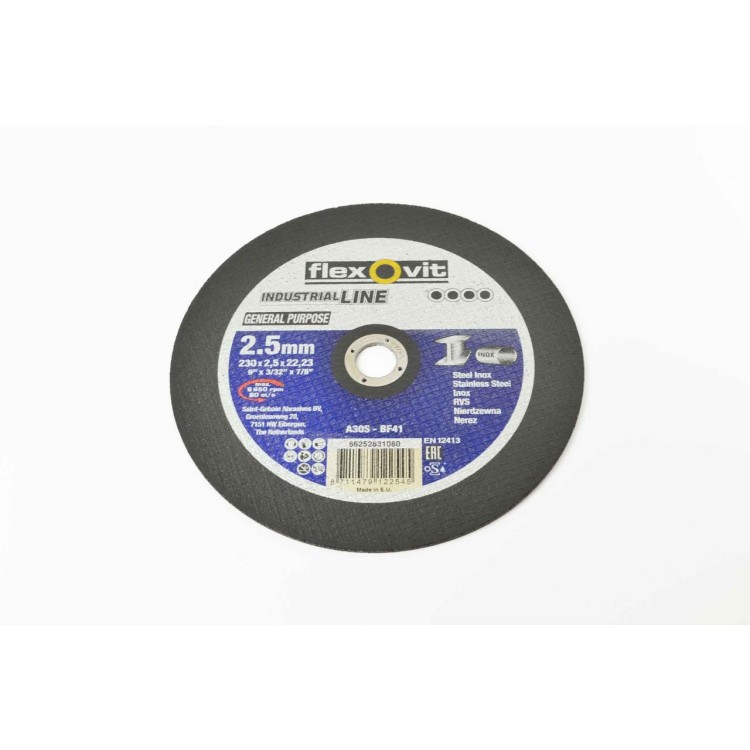 Flexovit F3165 Kotouč 230x2,5x22 A30S-BF41 INOX F3165