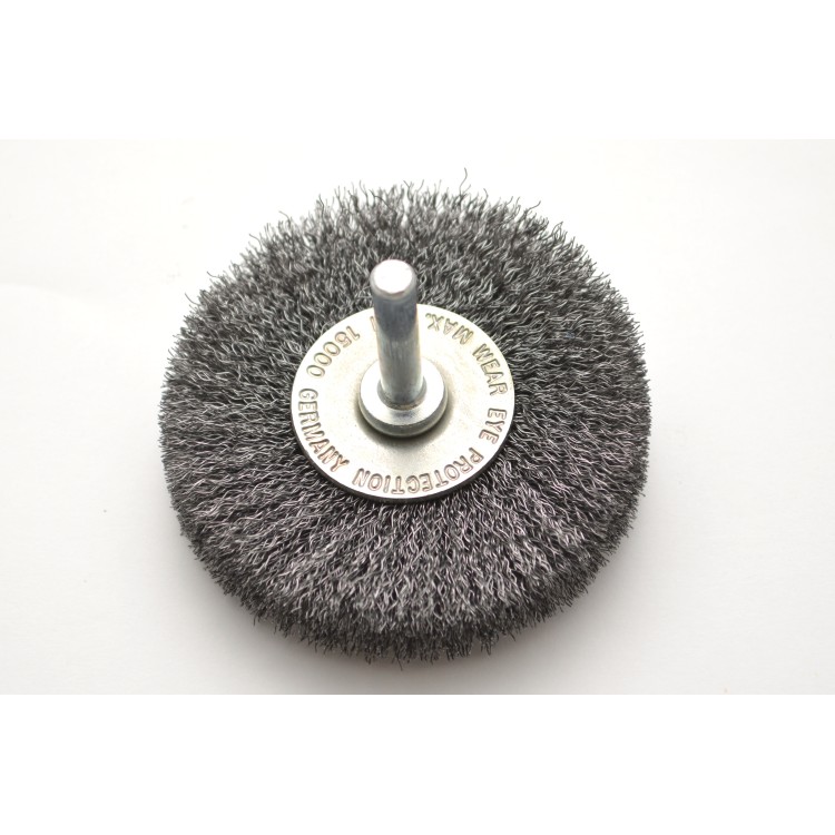 Kotouč drátěný 70x10x6 obvodový stopka 6 mm