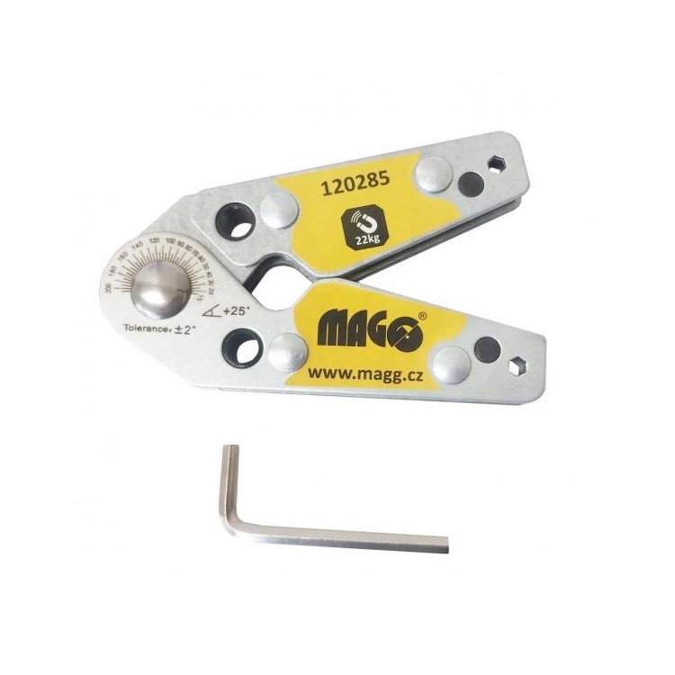 MAGG 120285 Magnetický úhelník nastavitelný 20° - 200°