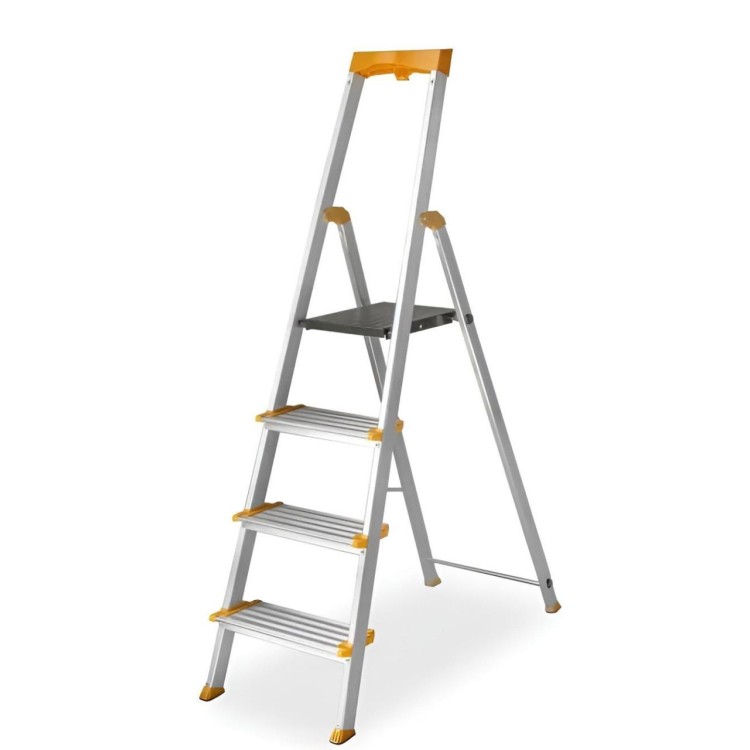 Schůdky AL 1x4 MAX jednostranné s madlem