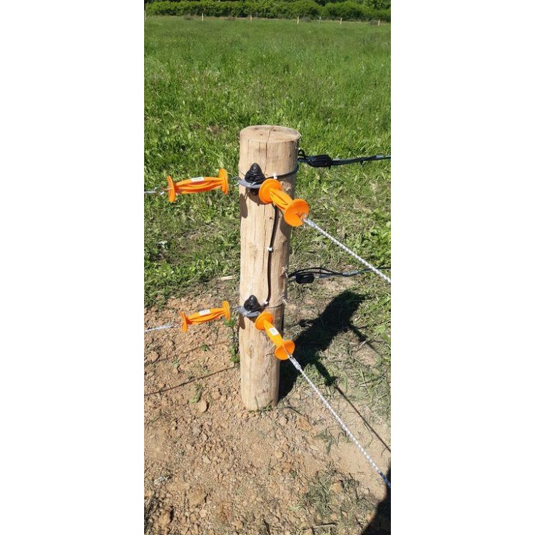 33778 Držák k brance pro elektrické ohradníky STANDARD+ neonové barvy oranžový