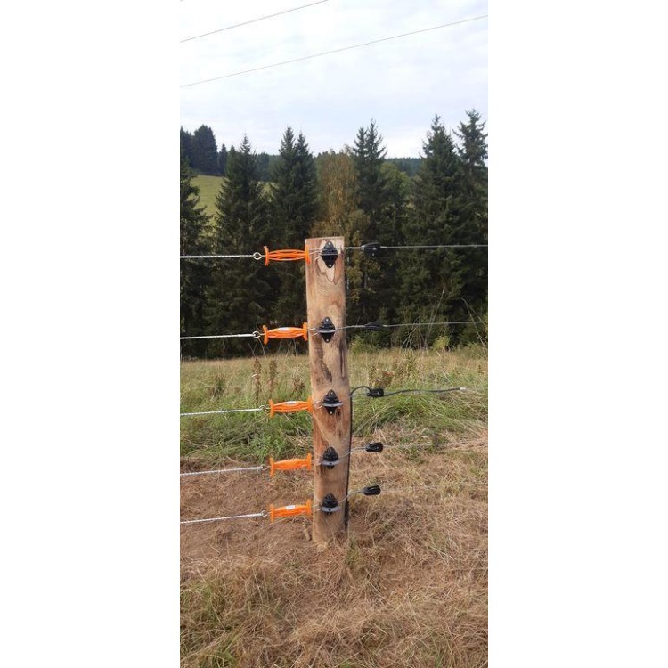 33778 Držák k brance pro elektrické ohradníky STANDARD+ neonové barvy oranžový