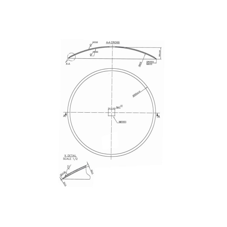 KM060005 Disk hladký 660 41x41 6 mm
