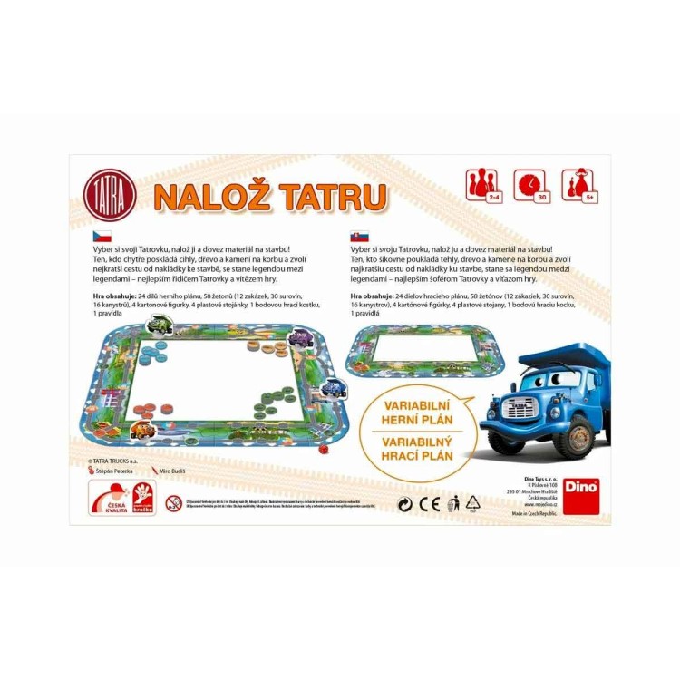 Dino Toys 623958 Nalož Tatru dětská hra