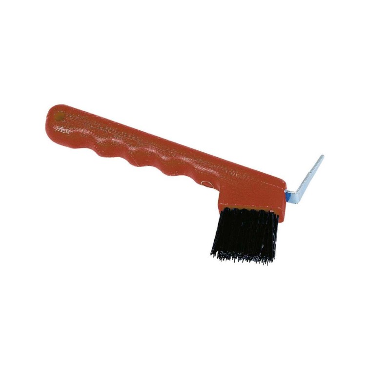 Háček na kopyta z odolného plastu červený