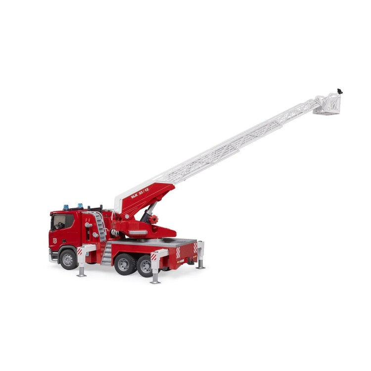 Bruder 3591 SCANIA Super 560R Hasičský vůz s otočným žebříkem
