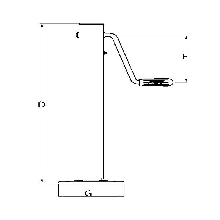 Zvedák bez kol 60 mm