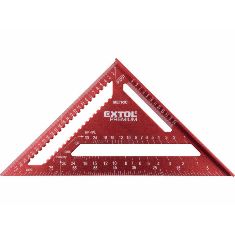 Extol 8825101 Úhelník tesařský/truhlářský víceúčelový, 300mm, kov