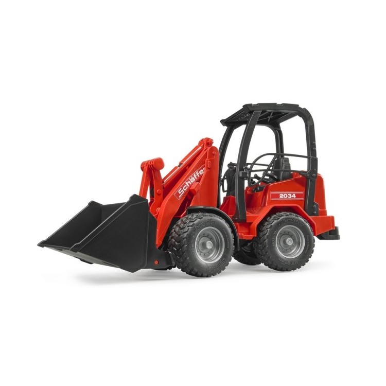 Červený nakladač Schäffer 2034 Bruder 02190