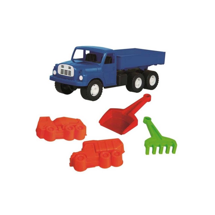 Dino Toys 645394 Auto na písek Tatra 148 modrá set 5 ks