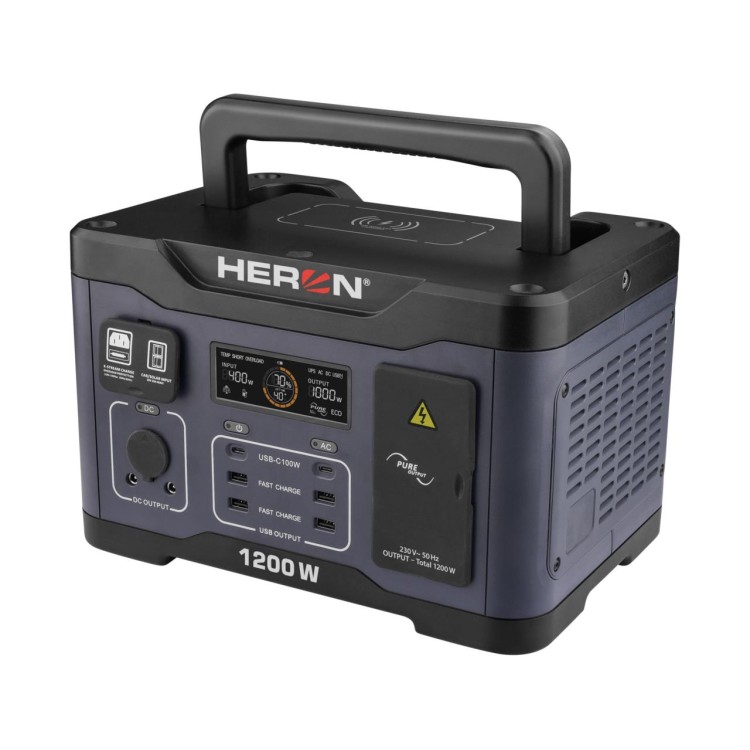 HERON 8896801 Stanice nabíjecí, 1200W, 921Wh