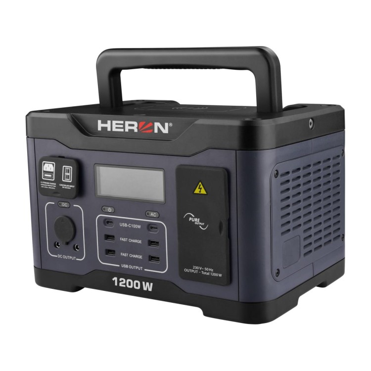 HERON 8896801 Stanice nabíjecí, 1200W, 921Wh